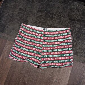 VINTAGE Joe Boxer Jingle Bells Novelty Boxers Size Large Christmas Guess